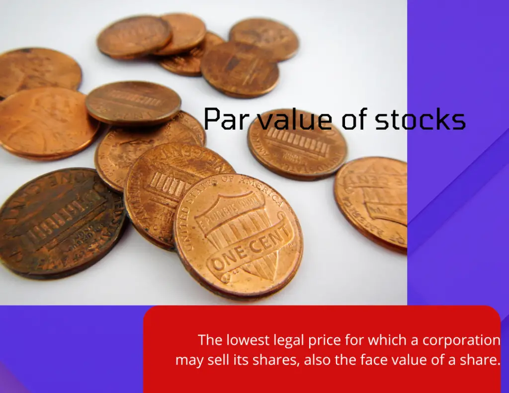 Par value of stock meaning