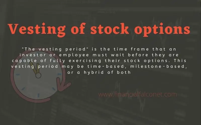 stock options vesting