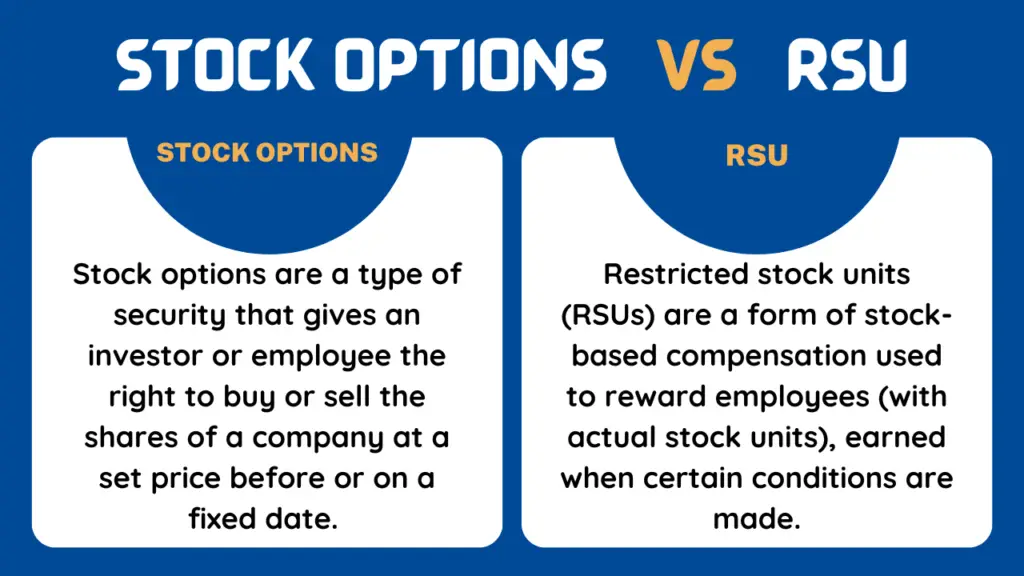 Stock Options vs RSU Differences