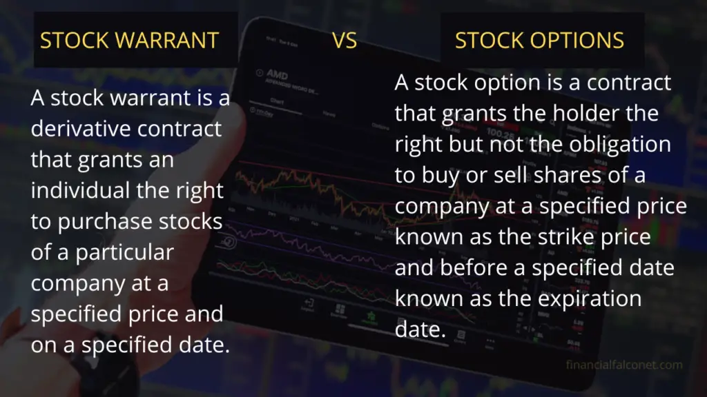 Warrants vs Stock Options Differences and Similarities