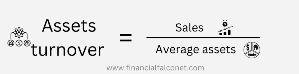 Income statement ratios: Assets turnover ratio formula