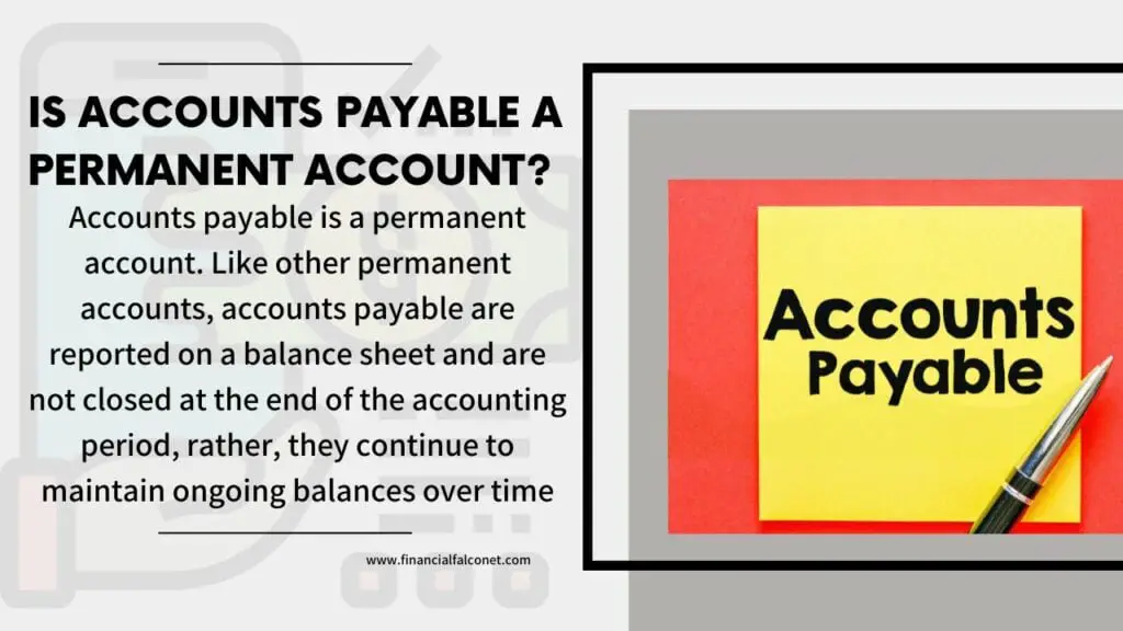 Is accounts payable a permanent account?