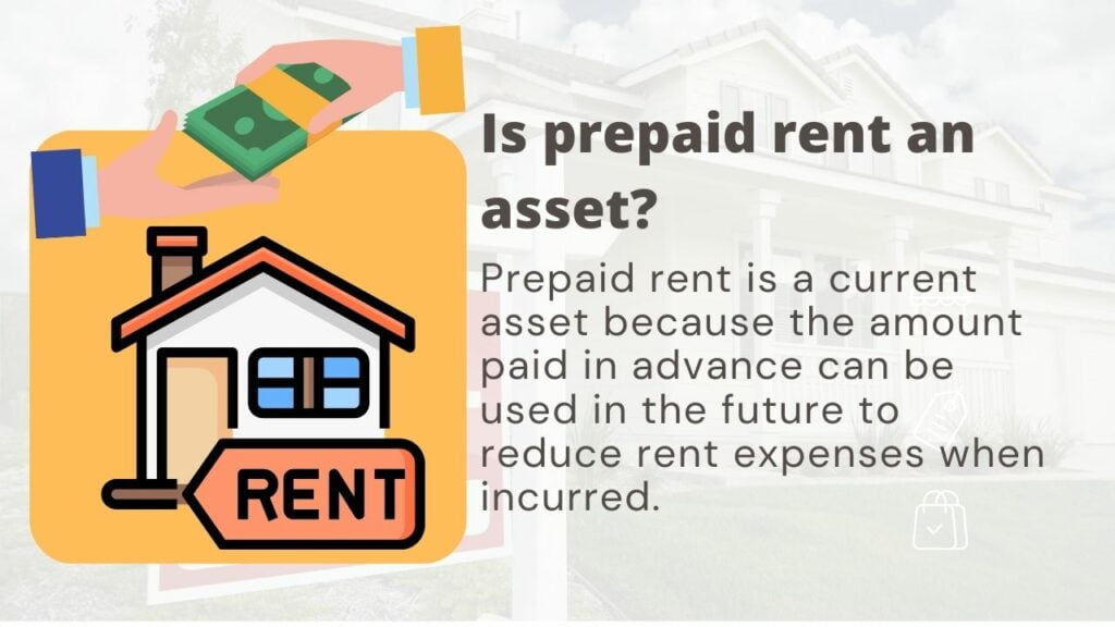 Is prepaid rent an asset?