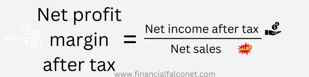 Income statement ratios: Net profit margin ratio formula
