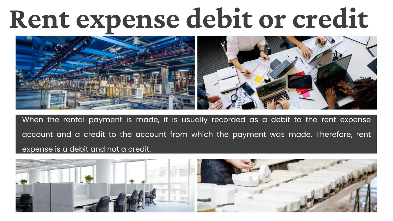 Is rent expense debit or credit?  When the rental payment is made, it is usually recorded as a debit to the rent expense account and a credit to the account from which the payment was made.