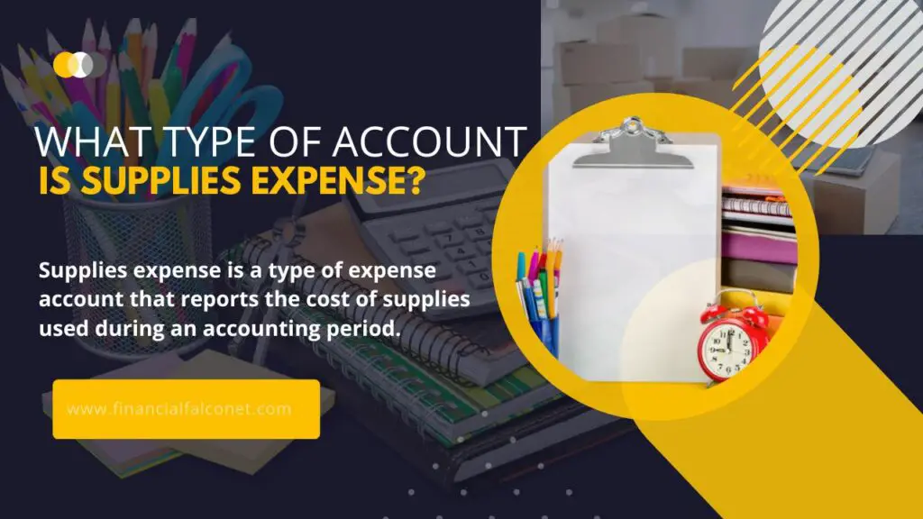 Supplies expense is what type of account?