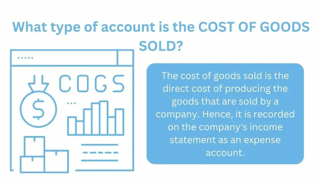 What type of account is cost of goods sold?