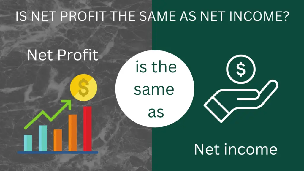 Is net profit the same as net income?