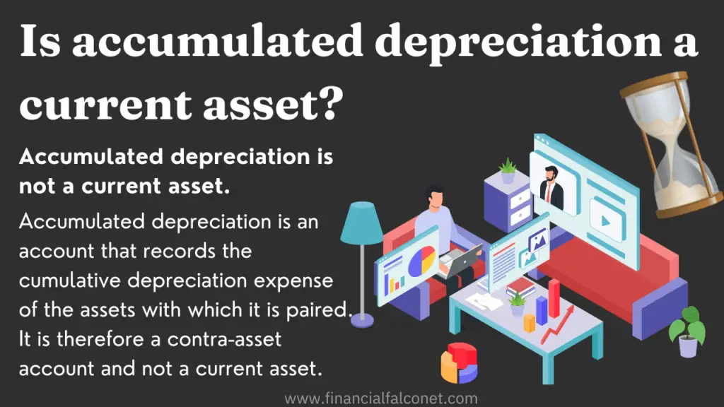 Is accumulated depreciation a current asset?