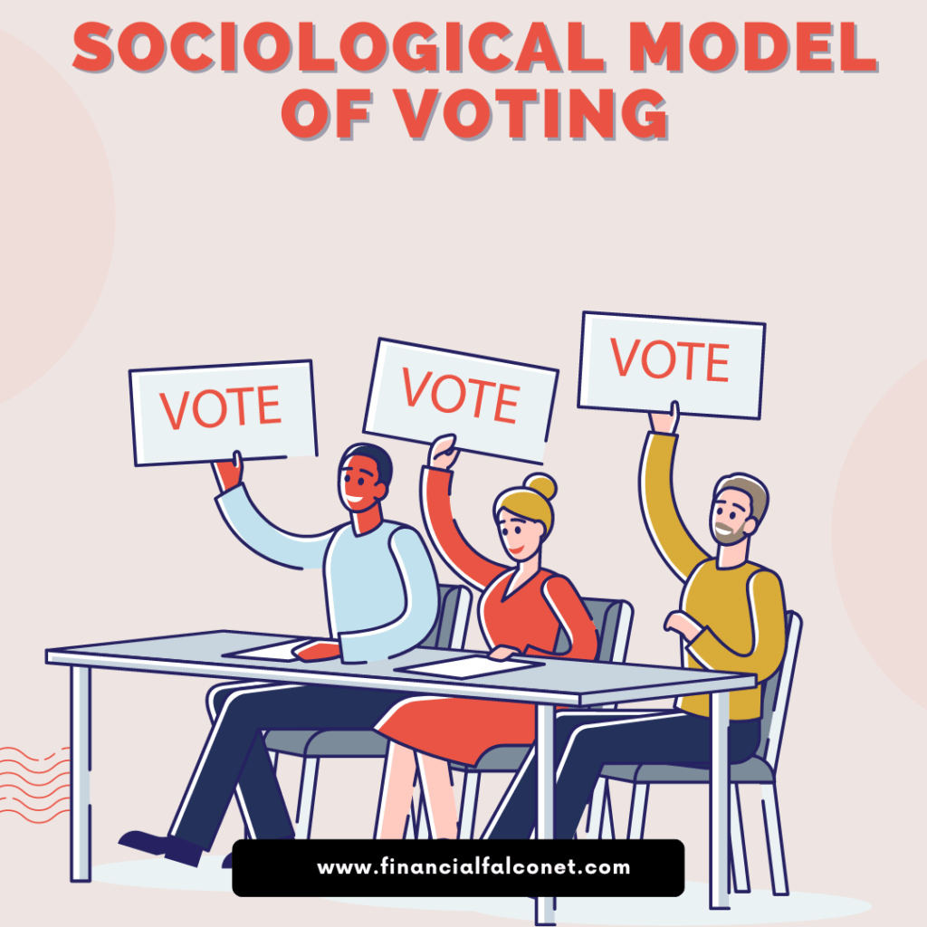 Sociological model of voting behavior