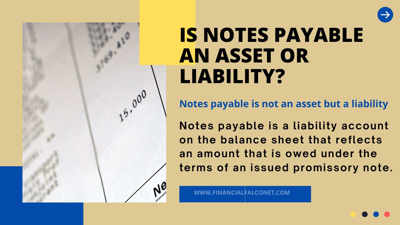 Is notes payable asset or liability?