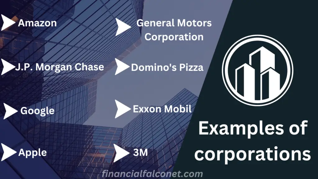 Corporation examples