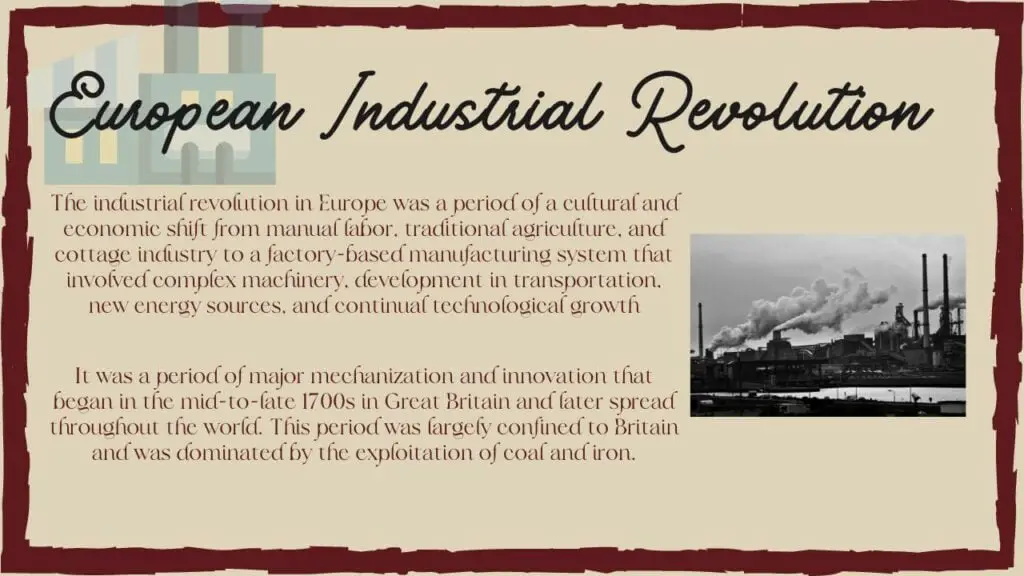 European industrial revolution
