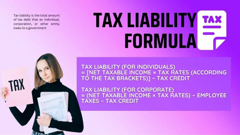 tax liability formula