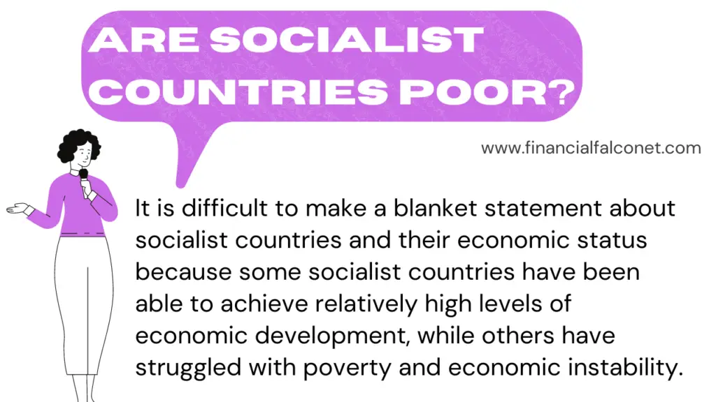 Are socialist countries poor