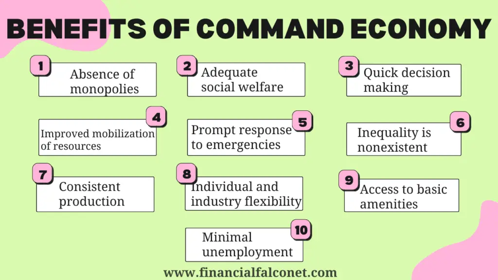 Command economy benefits
