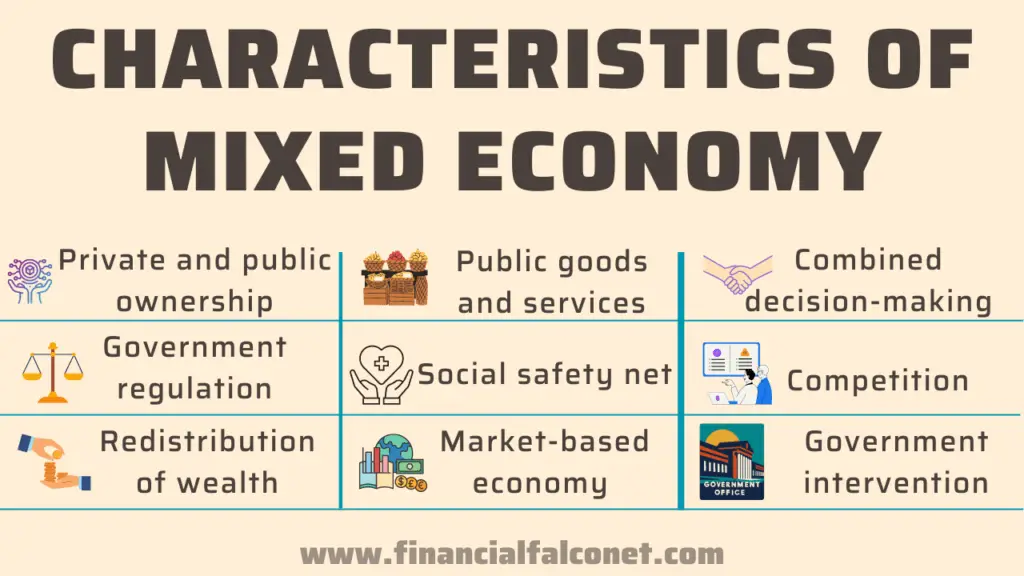 Mixed economy characteristics