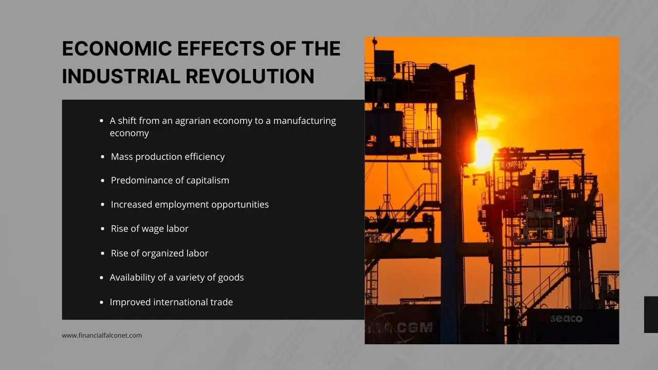 Economic effects of the industrial revolution