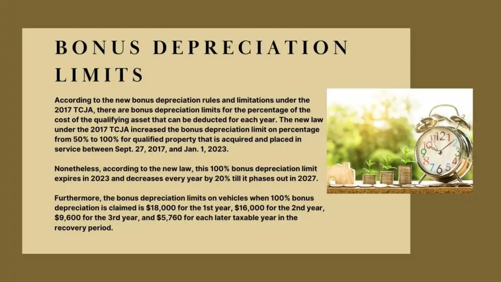 Bonus depreciation limits