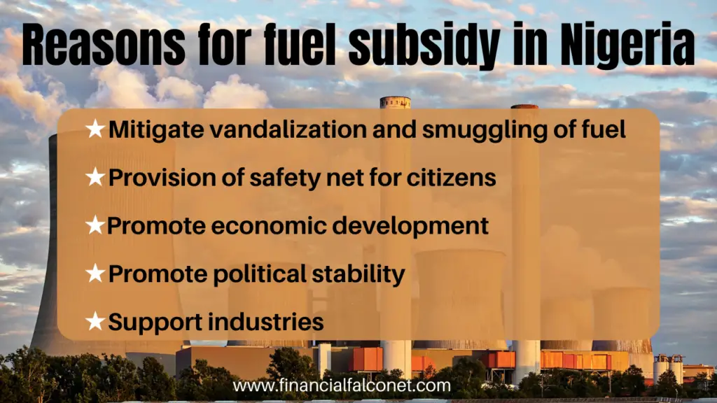 Why is there fuel subsidy in Nigeria