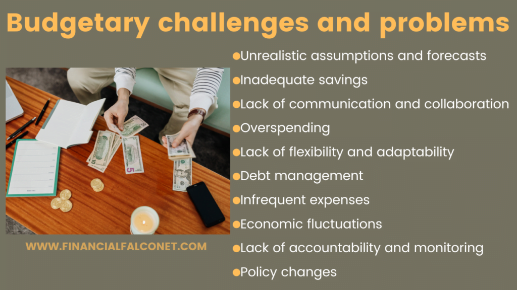 Budgetary challenges and problems