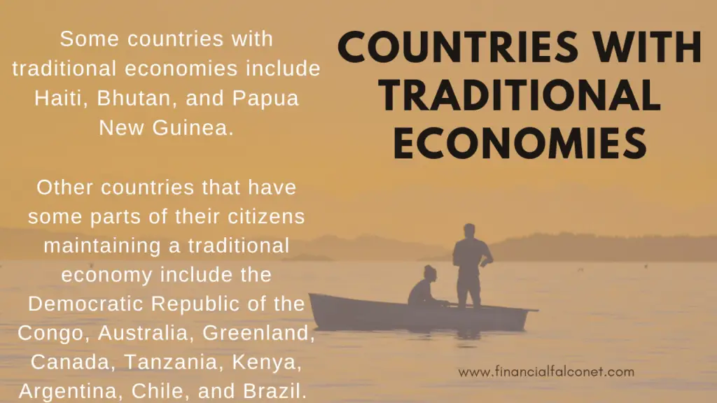 Countries with traditional economy