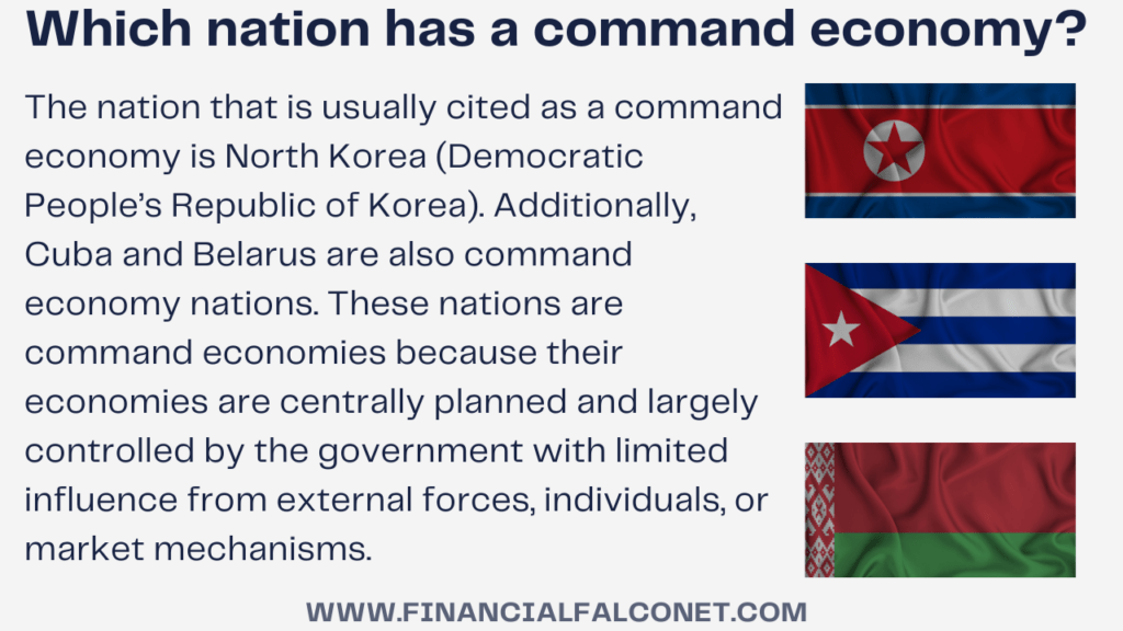 Which nation has a command economy?