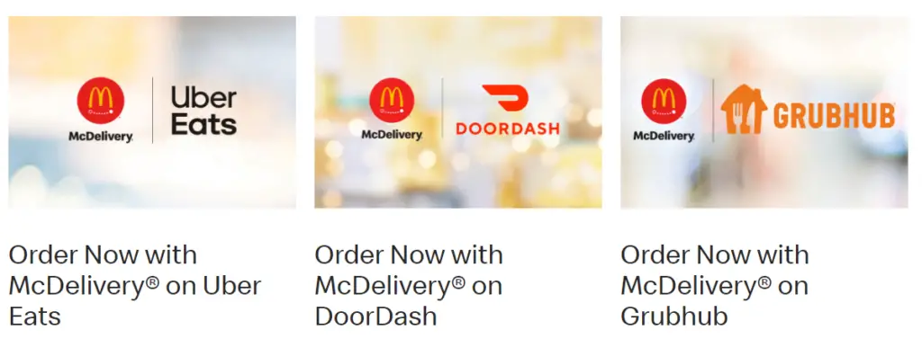 McDonalds supply chain delivery partners