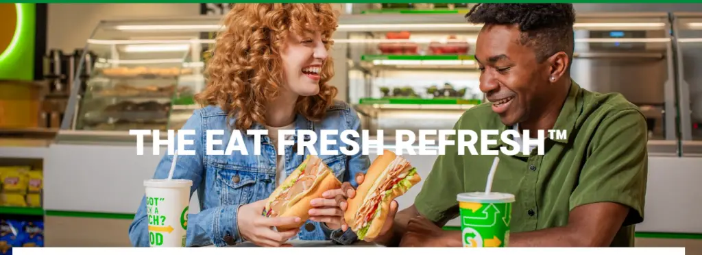 The "Eat Fresh Refresh" is one of the most recent marketing campaigns that has helped to reinforce Subway positioning as a healthy fast-food option.