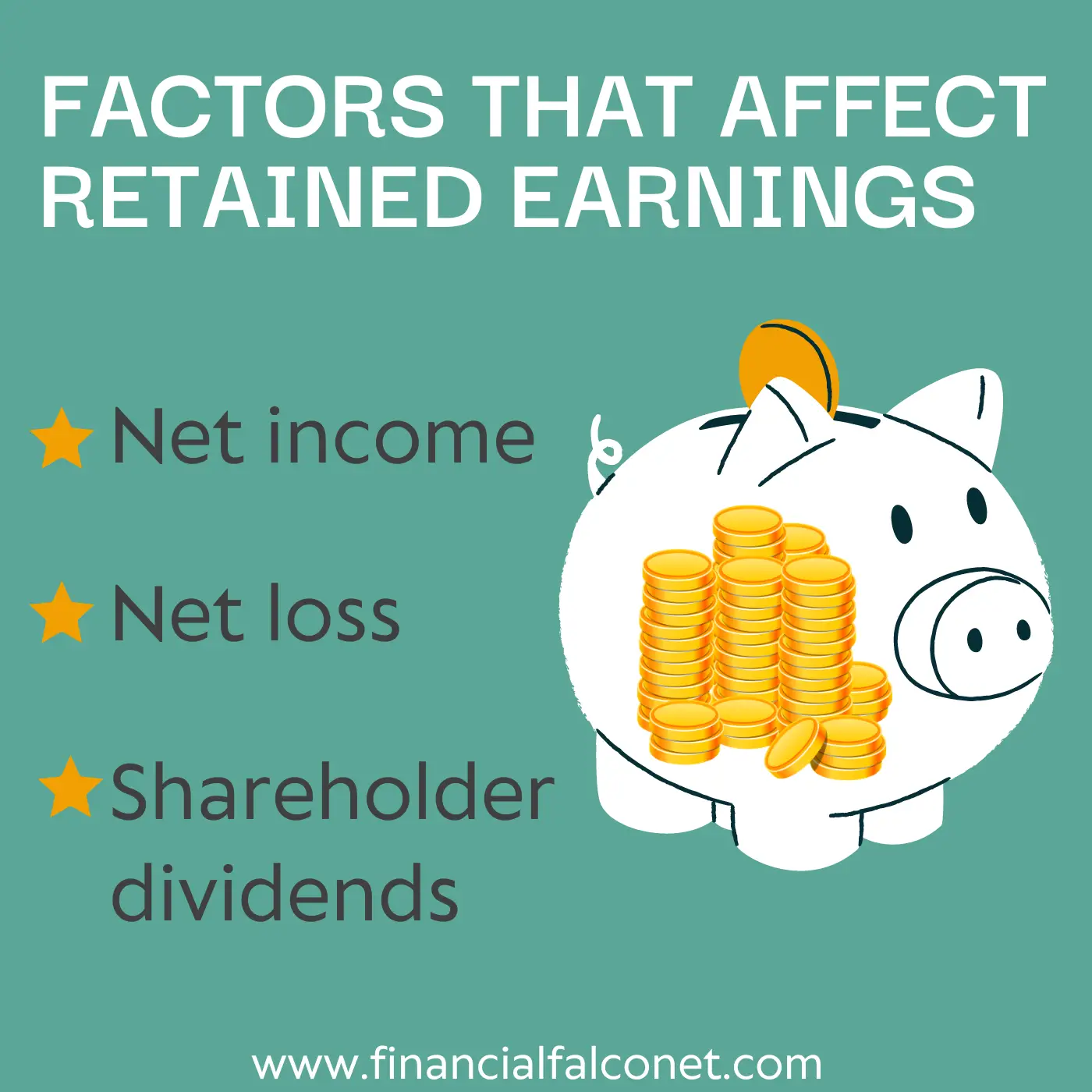 What affects retained earnings?