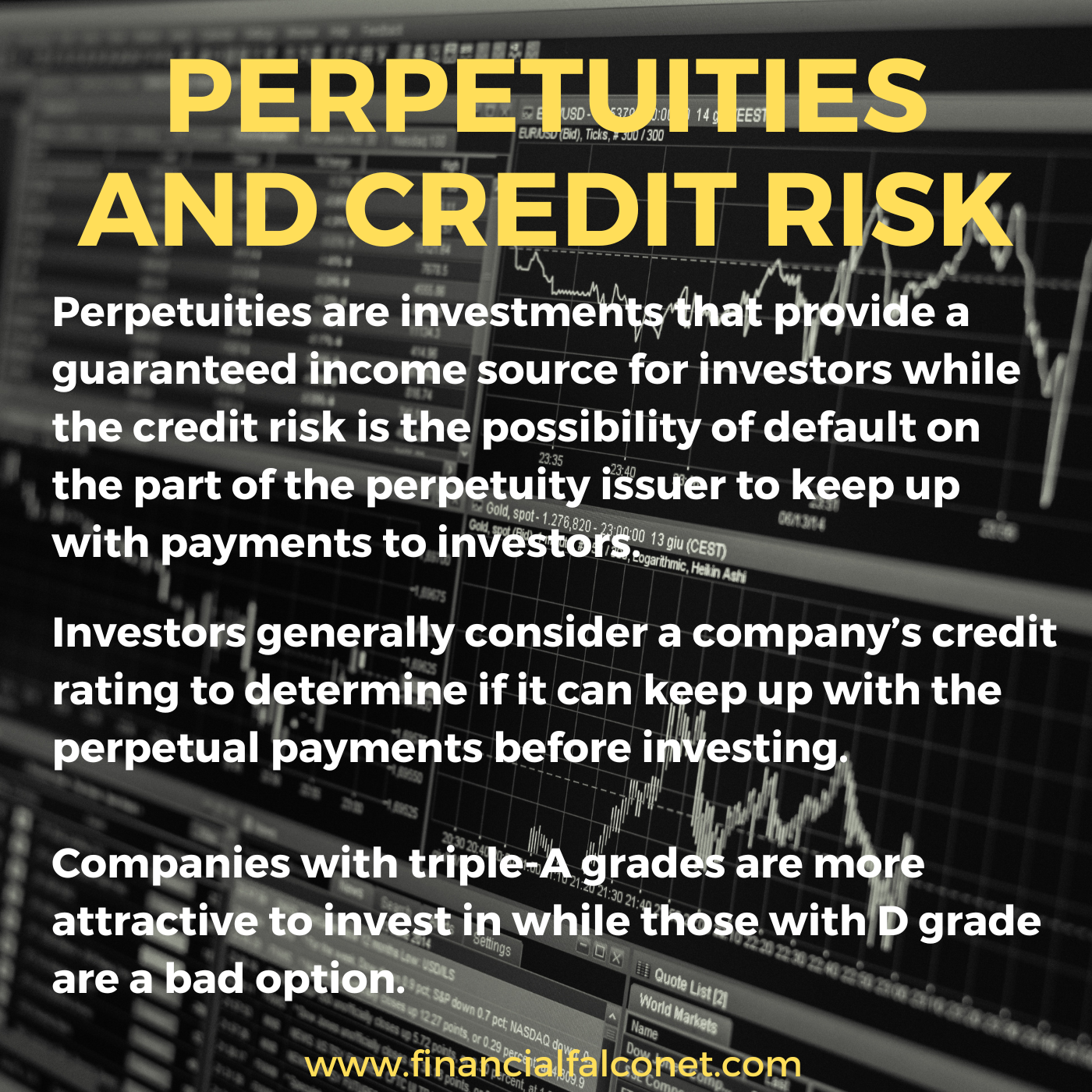 Perpetuities and credit risk